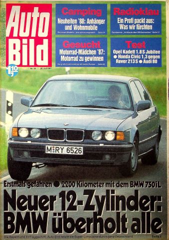 Deckblatt Auto Bild (30/1987)